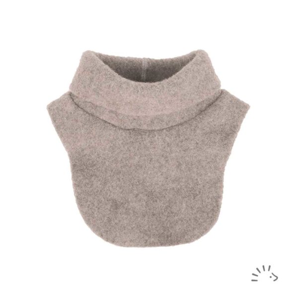 cache-cou laine polaire popolini iobio pour enfant col chaud et couvrant sable