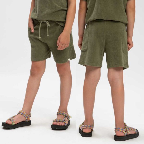 Short en éponge de coton bio pour enfant - Matona – Image 4