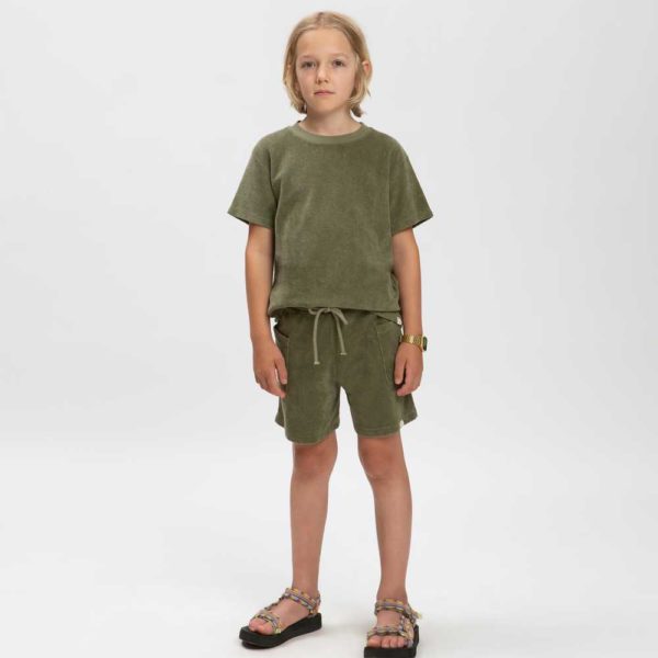 Short en éponge de coton bio pour enfant - Matona – Image 3