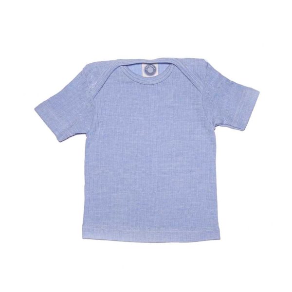 Haut manches courtes en coton laine et soie pour bébé - COSILANA - Prévente ! – Image 9