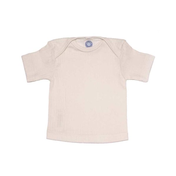 Haut manches courtes en coton laine et soie pour bébé - COSILANA - Prévente ! – Image 6